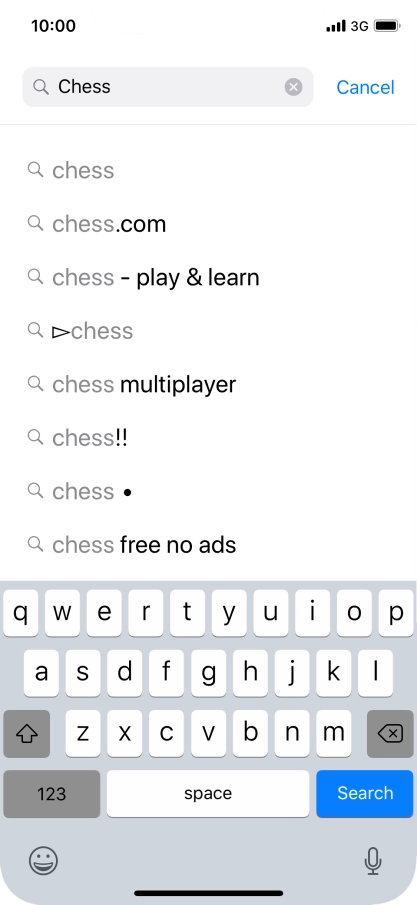 Press Search.
