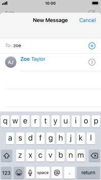 Press the required contact.