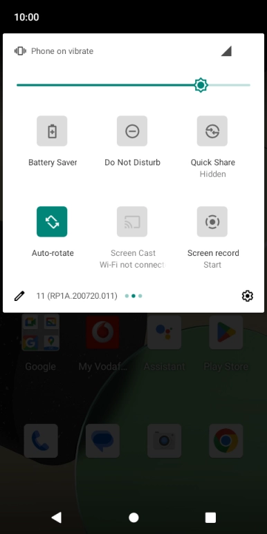 Press the low power mode icon to turn on the function. Press the low power mode icon to turn on the function.