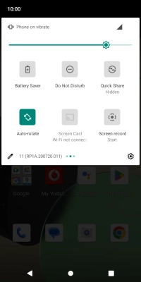 Press the low power mode icon to turn on the function. Press the low power mode icon to turn on the function.