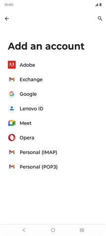 Press Google.