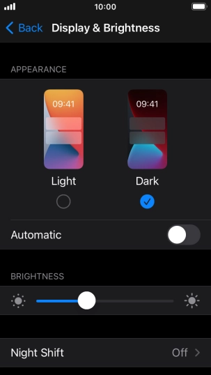 Press the indicator next to Press the indicator next to