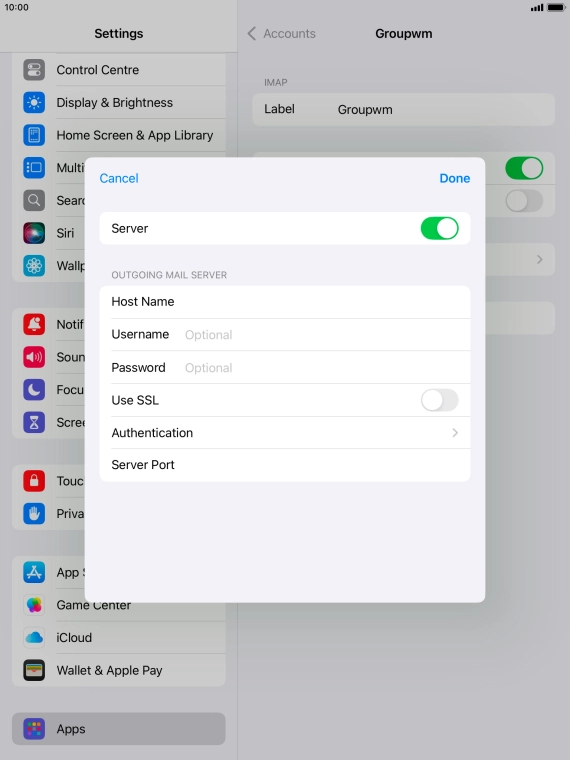 Press the indicator next to Press the indicator next to