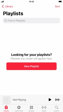 Press New Playlist.