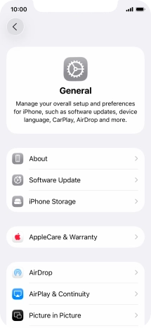 Press Software Update. If a new software version is available, it's displayed. Follow the instructions on the screen to update the phone software.