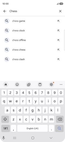 Key in the name or subject of the required app and press the search icon. Key in the name or subject of the required app and press the search icon.