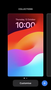 Press the add icon.