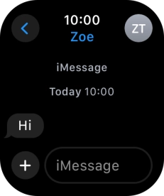 Press iMessage.