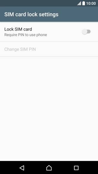 Press the Home key to return to the home screen.