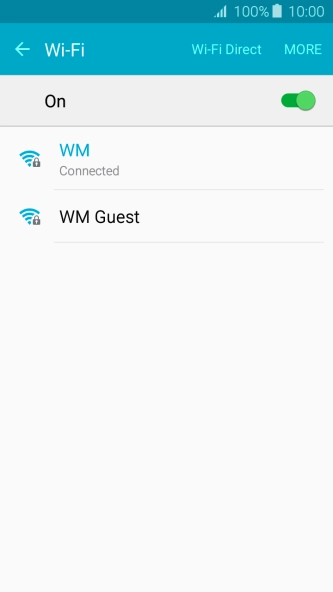 Press the Home key to return to the home screen.