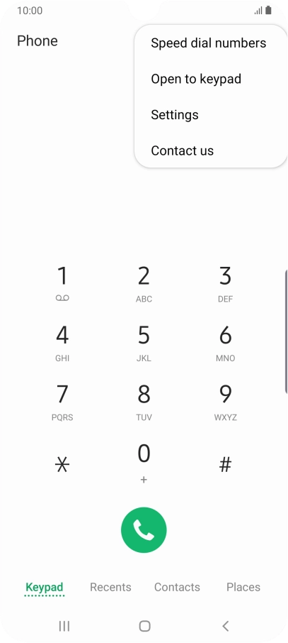 Press Settings. Press Settings.