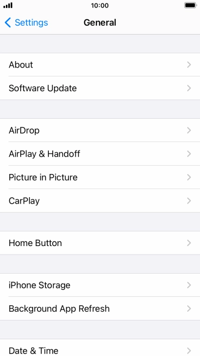 Press Background App Refresh.
