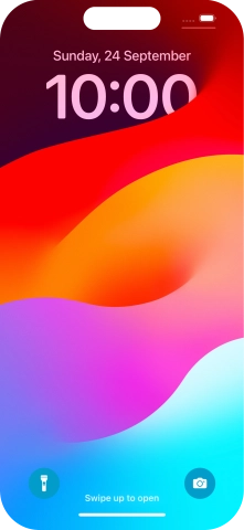 Slide your finger upwards starting from the bottom of the screen. Slide your finger upwards starting from the bottom of the screen.