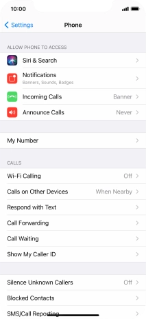 Press Silence Unknown Callers.