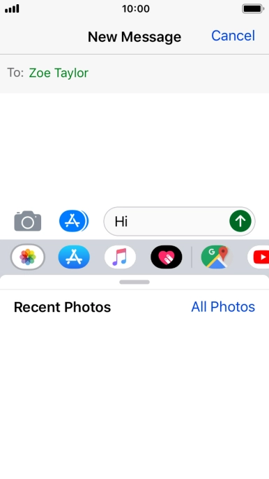 Press All Photos and go to the required folder. Press All Photos and go to the required folder.