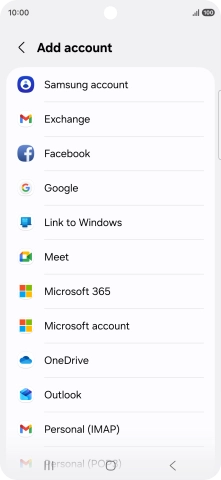 Press Google.