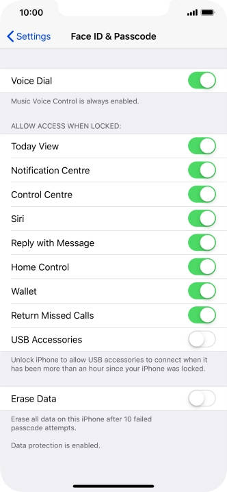 Press the indicator next to Press the indicator next to
