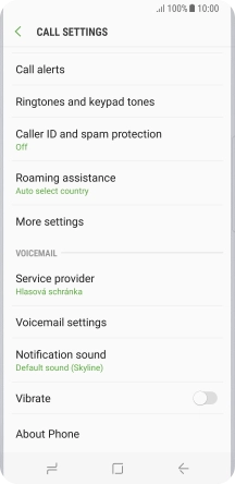 Press More settings.