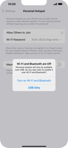 If Wi-Fi is turned off, press Turn on Wi-Fi and Bluetooth. If Wi-Fi is turned off, press Turn on Wi-Fi and Bluetooth.