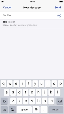 Press the required contact.