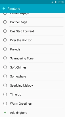 Press Add ringtone. Press Add ringtone.