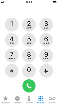 Press Keypad.