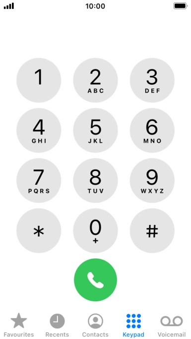 Press Keypad.