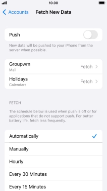 If you turn off the function, press the required setting. If you turn off the function, press the required setting.