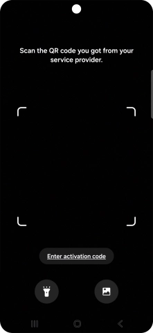 Place the QR code you've received inside the phone camera frame to scan the code. Place the QR code you've received inside the phone camera frame to scan the code.