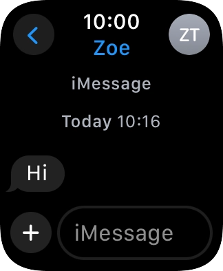 Press iMessage. Press iMessage.
