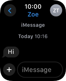 Press iMessage. Press iMessage.