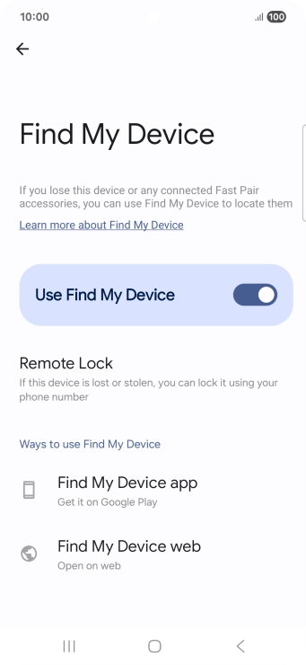 Press the Home key to return to the home screen. Press the Home key to return to the home screen.