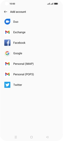 Press Google.