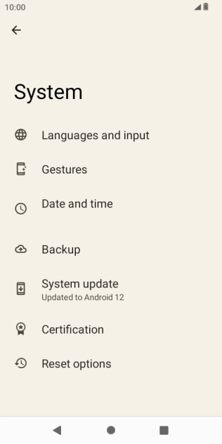 Press System update. Press System update.