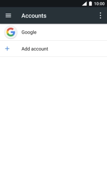 Press the required account.