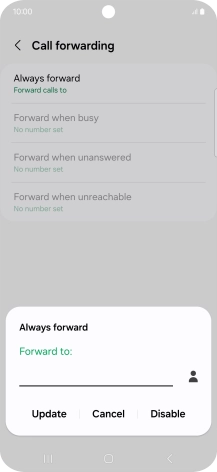 Press Disable.