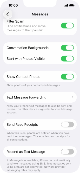 Press the indicator next to Press the indicator next to