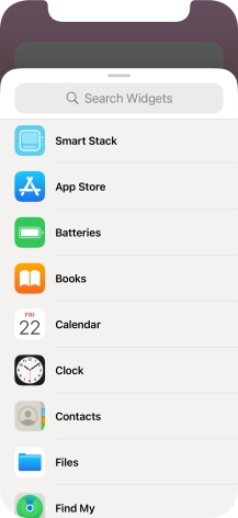 Press Smart Stack.