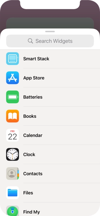 Press Smart Stack.