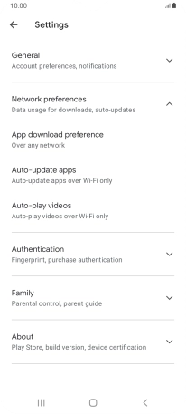 Press Auto-update apps. Press Auto-update apps.