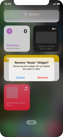 Press Remove.