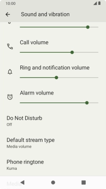 Press Phone ringtone. Press Phone ringtone.