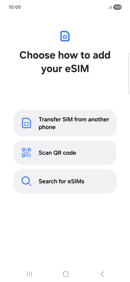 Press Scan QR code. Press Scan QR code.