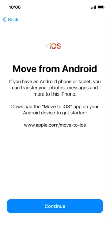 To transfer content to your phone, you need to install the app To transfer content to your phone, you need to install the app