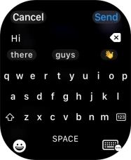 Press the input icon. Press the input icon.