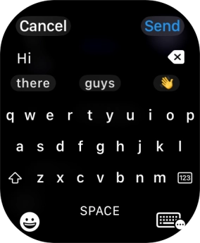Press the input icon. Press the input icon.