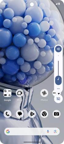 Press the sound mode icon. Press the sound mode icon.