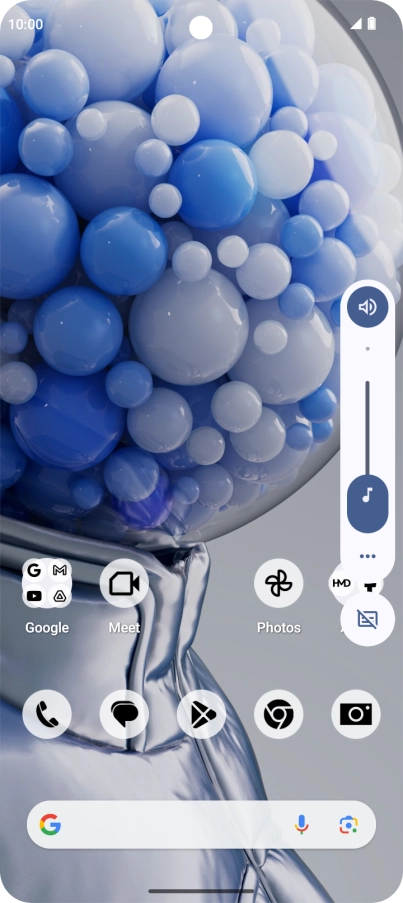 Press the sound mode icon. Press the sound mode icon.