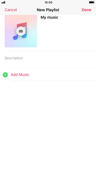 Press Add Music.