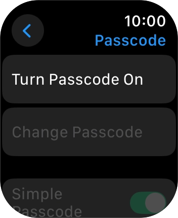 Press Turn Passcode On and key in a lock code of your own choice twice. Press Turn Passcode On and key in a lock code of your own choice twice.